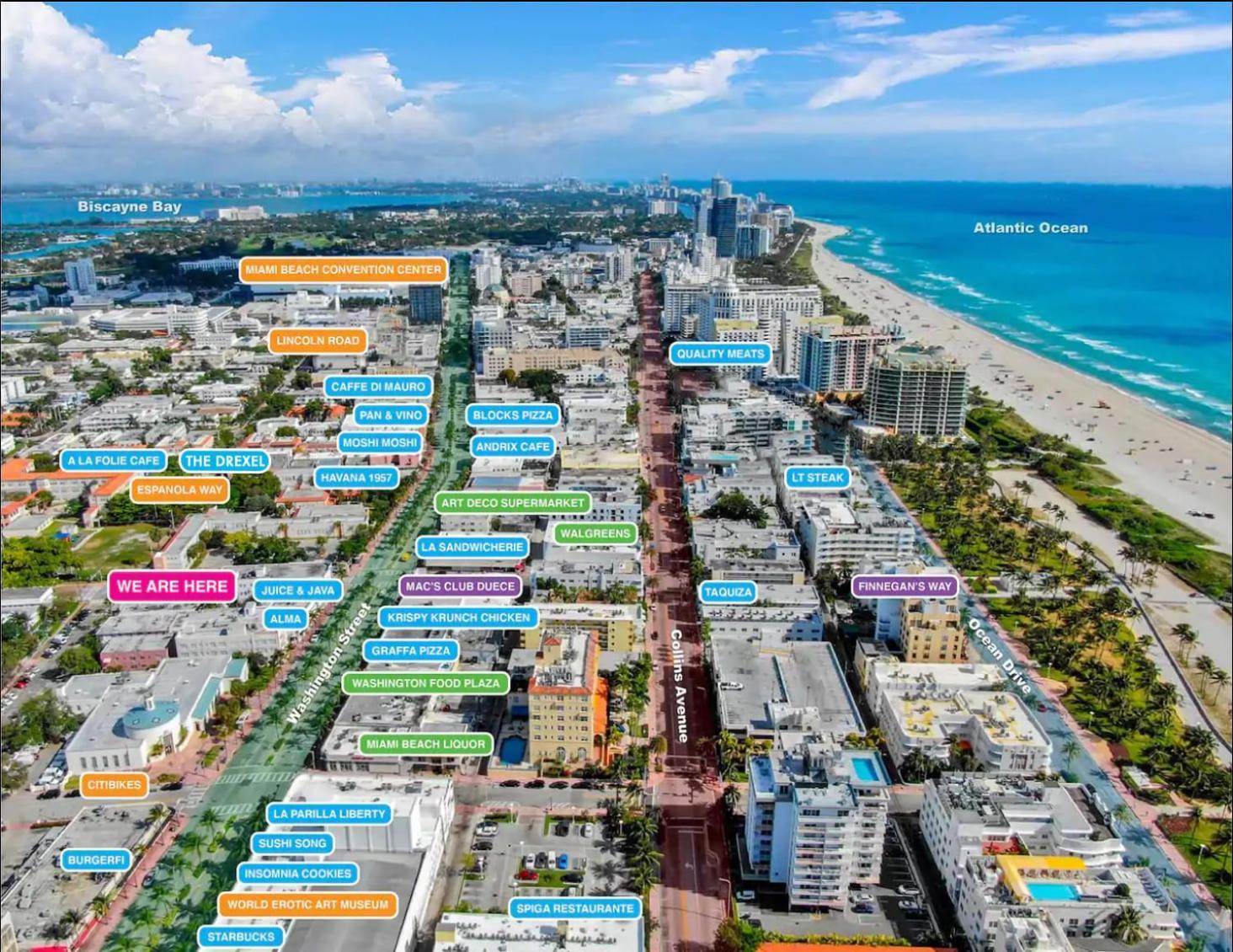 2 Bedroom Apartment 3 Minute Walk To South Beach & Ocean Drive 마이애미 비치 외부 사진